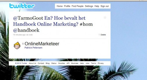 tarmohomreactie